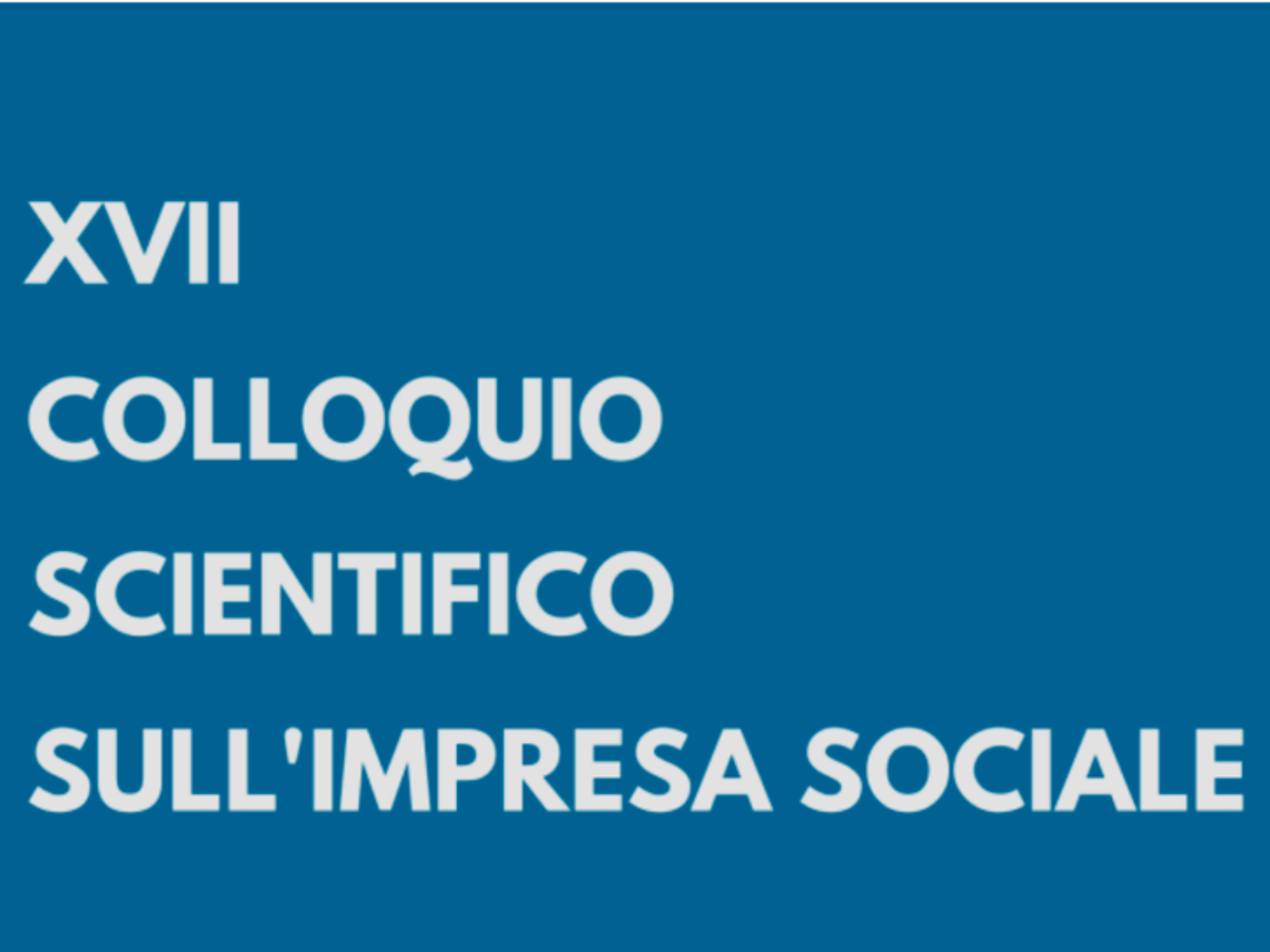 Il Colloquio Scientifico a Perugia il 9 e 10 giugno