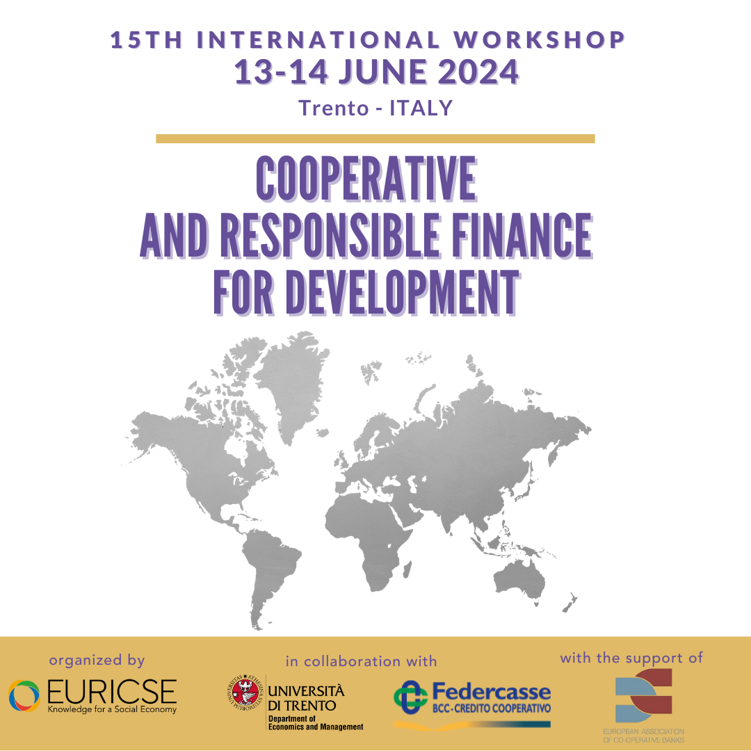 15° Workshop internazionale sulla finanza cooperativa e responsabile per lo sviluppo – Call for papers