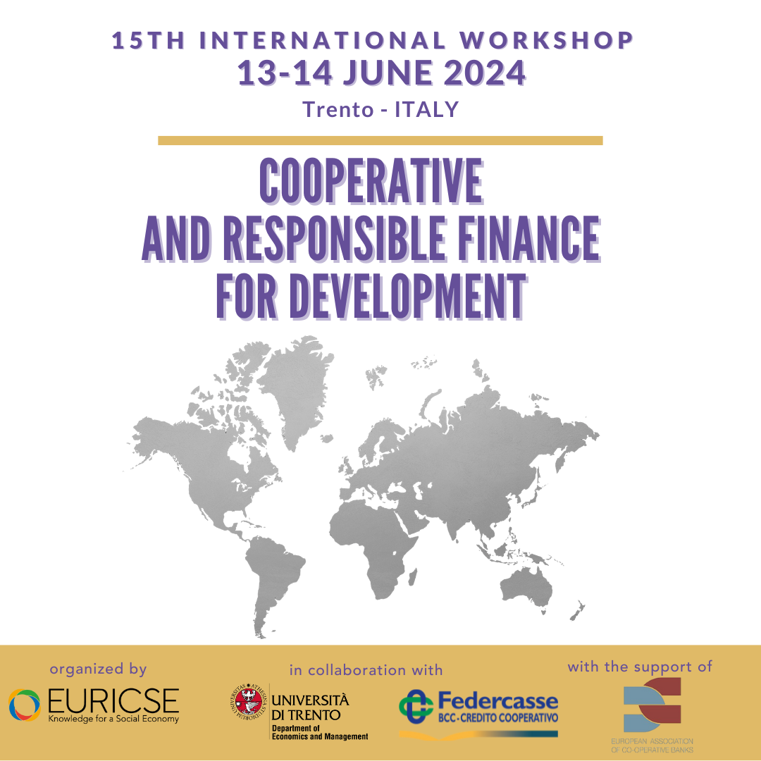 15th Workshop on Cooperative and Responsible Finance: here is the programme