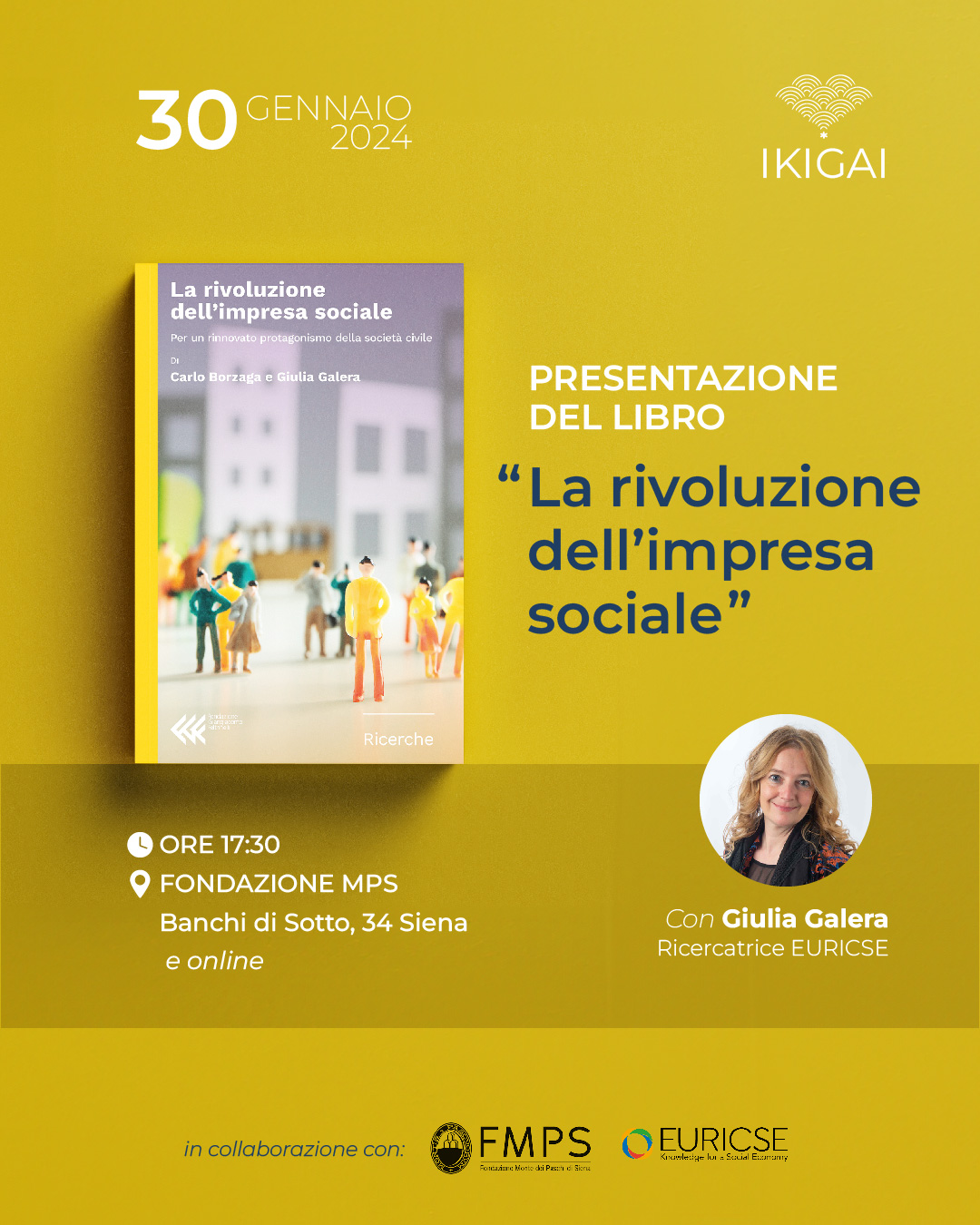 La rivoluzione dell’Impresa Sociale : a Siena la presentazione
