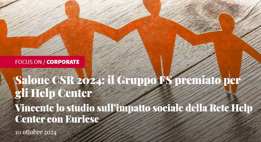 Riconoscimento al Salone CSR 2024 per il nostro lavoro sugli Help Center!